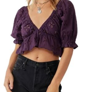 Free People Gardenia Top Medium Moonscape